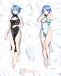 aqua_(kingdom_hearts) big_breasts breasts cheongsam cleavage dakimakura dual_persona female kimmy77 kingdom_hearts solo