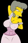 1girl breasts croc_(artist) helen_lovejoy hot sexy sexy_body the_simpsons