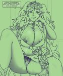 1girl annoyed anus areola areola_slip big_breasts breast_suppress breasts bursting_breasts cleavage cleavage_cutout female_focus female_only fire_emblem fire_emblem:_three_houses goddess hair_ornament huge_areolae huge_breasts long_hair midriff milf nabatean_(fire_emblem) nintendo nipples no_bra no_panties older plump pointy_ears puffy_nipples pussy revealing_clothes sitting solo_female solo_focus sothis_(fire_emblem) spread_legs thick_thighs thighs throne tiara twin_braids video_game_character video_game_franchise voluptuous