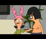  animated bob&#039;s_burgers bob's_burgers gif louise_belcher tina_belcher 