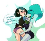2girls ass cartoon_network crossover danny_phantom ember_mclain female gametimeasia gwen_(tdi) nickelodeon nsfw nsfw_art panties rule34 total_drama_island yuri