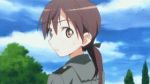 animated cap eyebrows gertrud_barkhorn gif lowres military military_uniform screencap strike_witches tsundere uniform