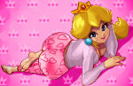 1girl ass big_ass breasts huge_ass mario_(series) negarobo nintendo princess_peach