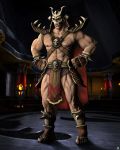  1boy male male_only mask mortal_kombat muscle muscular muscular_male render shao_kahn skull_mask tagme 