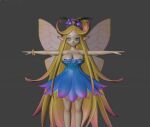 3d big_breasts blonde_hair breasts cleavage faerie_(seiken_densetsu_3) huge_breasts seiken_densetsu seiken_densetsu_3 trials_of_mana