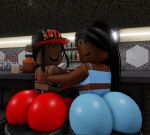 2_girls ass big_ass breasts huge_ass original original_character pancakebass09 roblox roblox_avatar