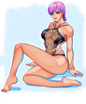 1girl alluring ayane ayane_(doa) bare_legs bikini breasts dead_or_alive dead_or_alive_2 dead_or_alive_3 dead_or_alive_4 dead_or_alive_5 dead_or_alive_6 dead_or_alive_xtreme dead_or_alive_xtreme_2 dead_or_alive_xtreme_3 dead_or_alive_xtreme_3_fortune dead_or_alive_xtreme_beach_volleyball dead_or_alive_xtreme_venus_vacation decoxart fefex high_res kunoichi lavender_hair magenta_eyes one-piece_bikini rs40uchiha silf swimsuit tagme tecmo