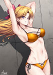 1girl adsouto adult_swim alluring athletic_female big_breasts bikini bishoujo_senshi_sailor_moon bishoujo_senshi_sailor_moon_r bishoujo_senshi_sailor_moon_r_the_movie bishoujo_senshi_sailor_moon_s bishoujo_senshi_sailor_moon_s_the_movie bishoujo_senshi_sailor_moon_supers bishoujo_senshi_sailor_moon_supers_the_movie blonde_hair blue_eyes cleavage fit_female minako_aino pin_up posing sailor_venus toei_animation toonami