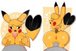 anus ass blackmore blush cum kanna_(joaoppereiraus) motion_lines paizuri penis pikachu pokemon pokephilia sweat vaginal_penetration