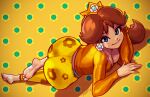 1girl ass big_ass breasts huge_ass mario_(series) negarobo nintendo princess_daisy