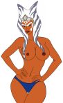1girl ahsoka_tano alien big_breasts disney disney_xd dullehan female lucasfilm solo star_wars star_wars_rebels topless