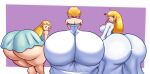 3_girls ass big_ass big_breasts breasts gigantic_ass huge_ass nintendo princess_zelda schnauzercito the_legend_of_zelda
