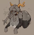 1girl 1girls 2025 alternate_version_available anthro anthro_female ass big_breasts bitch blue_eyes breasts breedable cleavage clothed fat_ass female_anthro female_only front_view fuckable furry furry_female grey_fur musky nasty_bitch postpluvial pseudoregalia reeking_of_fish reeking_of_pussy see-through_clothing slut smelly soaked_clothes stinky sweating sybil_(pseudoregalia) tagme tailwag thick_thighs trapped whore