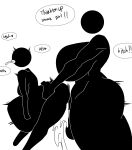 1boy 1futa anal_sex ass big_ass big_breasts black_and_white black_body breasts busty_boy chochobo_nsfw cum cum_from_mouth cum_in_ass cum_inside cum_through cumflated_belly cumflation cumming dirty_talk dugeulia1 excessive_cum featureless_breasts featureless_face femboy flaccid floating_head futa_is_bigger futa_on_femboy futanari futanari_on_male gigantic_penis high_res holding_waist huge_breasts huge_cock humanoid humanoid_penis hyper_cumflation inflation intersex large_ass large_penis larger_futa leaking_cum male mini_giantess moaning monochrome motion_lines no_neck nude penis rough_sex simple_background size_difference smaller_male speech_bubble standing text thick_thighs thighs thrusting warning_sign_person white_background wide_hips