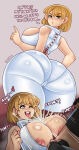 1boy 1girl ashley_graham ass big_ass big_breasts breasts capcom cum ejaculation erection huge_ass huge_breasts paizuri pummies resident_evil
