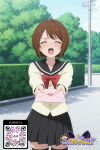 1girl 1girl 1girl ai_generated black_sailor_collar black_skirt black_thighhighs blush bow bowtie brown_hair bush closed_eyes clothing confession day envelope facing_viewer holding holding_envelope holding_letter letter littlehentai long_sleeves love_letter miniskirt open_mouth outside pleated_skirt power_lines red_bow red_bowtie sailor_collar savitar savitar_(artist) school_uniform serafuku shirt short_hair skirt sky standing stockings teeth tree uniform upper_teeth_only utility_pole yellow_shirt zettai_ryouiki