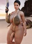 1futa 1girl 3d alluring arab arms artist_name beach big_breasts breasts brown_skin call_of_duty call_of_duty_modern_warfare_2_(2022) claudia_doumit dark_hair dickgirl exposed_penis eyelashes farah_karim flaccid futanari gun high_res holding_weapon huge_breasts huge_penis kenjataimu large_penis legs long_penis looking_at_viewer middle_eastern mostly_nude muscular_female muslim navel outside penis posing sexy sling_bikini slut standing stomach thick_thighs tied_hair toned wide_hips