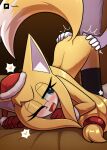 1boy 1girl boomerang_(tv_network) canid canine canon_couple cartoon_network christmas christmas_clothing christmas_headwear clothing cosplay doggy_position duo female fox from_behind_position hat headgear headwear high_res holidays howxu male male/female mammal miles_"tails"_prower nude santa_costume santa_hat sega sex sonic_boom sonic_the_hedgehog_(series) zooey_the_fox