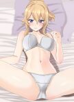 alluring aruman blonde_hair genshin_impact jean_gunnhildr panties spread_legs underwear