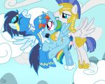 blue_body blue_fur cutie_mark equid equine friendship_is_magic hasbro horse mammal my_little_pony niggerfaggot pegasus rainbow_dash rainbow_dash_(mlp) rainbow_mane rainbow_tail red_eyes royal_guard_pony soarin