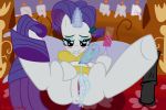 blue_eyes blush candles dildo equine female friendship_is_magic hair horn horse masturbation my_little_pony pony pussy rarity_(mlp) sex_toy solo tiarawhy unicorn vaginal