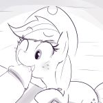 applejack fellatio friendship_is_magic monochrome my_little_pony oral thegalen