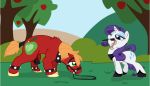 bdsm big_macintosh_(mlp) bondage bound bridle domination dominatrix equine female friendship_is_magic horse male my_little_pony penis pony rarity_(mlp) unicorn whip