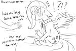  cartoonlion fluttershy_(mlp) friendship_is_magic futa futanari monochrome my_little_pony text twilight_sparkle_(mlp) 