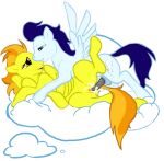 friendship_is_magic my_little_pony soarin spitfire white_background wonderbolts