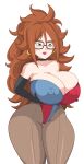  android_21 big_ass big_breasts dragon_ball earrings hourglass_figure toshiso_(artist) vomi_(dragon_ball) 