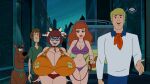 2_girls 3_boys blonde_hair bondage brown_hair cow_girl daphne_blake freddy_jones gigantic_breasts horns orange_hair photoshop scooby scooby-doo shaggy_rogers velma_dinkley woot yuri