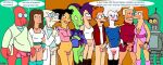  amy_wong bender_bending_rodriguez character_request dr._zoidberg erection futurama group_sex imminent_sex kif_kroker mom_(futurama) philip_j._fry puffy_pussy turanga_leela uso_(artist) zapp_brannigan zoidberg 