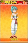  blue_eyes blue_hair bulma dragon_ball ponytail 