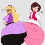 2_girls annoyed big_ass black_eyes blonde_hair bubble_butt butt_expansion dat_ass disney earrings full_of_gas gigantic_ass gravity_falls helen_parr huge_ass hyper_ass large_ass pacifica_northwest salmoid sexy sexy_ass smelly_ass the_incredibles