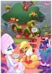 3_girls 3girls alicorn applejack applejack_(mlp) ass comic cutie_mark equestria_girls equestria_untamed female/female female_only female_unicorn friendship_is_magic horn multiple_girls my_little_pony nude palcomix pony pussy rarity rarity_(mlp) slumber_off_list spanish spanish_text tail twilight_sparkle twilight_sparkle_(mlp) unicorn wings yuri