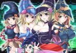 5_females 5_girls 5girls :d bare_shoulders big_breasts blonde_hair blue_eyes breasts brown_eyes brown_hair bxssp754 card_ejector choker cleavage collarbone dark_magician_girl duel_monster elbow_gloves female gagaga_girl gloves green_eyes hakai-oh hat large_breasts magi_magi_magician_gal magician's_valkyria multiple_girls open_mouth pentacle pentagram purple_eyes smile uncensored v w witch_hat yu-gi-oh! yu-gi-oh!_gx yu-gi-oh!_zexal yuu-gi-ou yuu-gi-ou_duel_monsters yuu-gi-ou_gx yuu-gi-ou_zexal