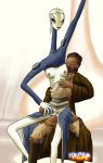 alien attack_of_the_clones female interspecies kaminoan obi-wan_kenobi reverse_cowgirl_position shirt_lift sitting star_wars taun_we vaginal_penetration