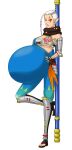  hyrule_warriors impa lurrak milf pointy_ears pregnant pregnant_belly pregnant_female purple_eyes sexy staff tattoo the_legend_of_zelda white_hair 