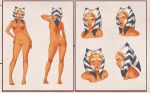  ahsoka_tano ass bare_back bare_shoulders barefoot blush breasts crimeglass feet hand_on_hip kneepits nude orange_skin pussy saliva small_breasts star_wars star_wars:_the_clone_wars toes togruta uncensored x-teal xteal_(artist) 