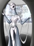 alien attack_of_the_clones breasts female kaminoan netherwulf_(artist) pussy star_wars taun_we