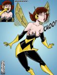 2012 avengers breasts janet_van_dyne karmagik marvel sneeze the_avengers:_earth's_mightiest_heroes the_wasp wardrobe_malfunction