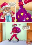  christmas christmas_turkey comic grandfather grandfather_and_granddaughter grandpa_(seducedamanda) santa_costume seducedamanda 