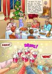  amanda_(seducedamanda) christmas christmas_turkey comic cover daddy_(seducedamanda) grandfather grandfather_and_granddaughter grandpa_(seducedamanda) incest santa_costume seducedamanda 