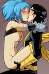  closed_eyes clothed_male_nude_female hellion_(x-men) julian_keller kissing marvel new_x-men noriko_ashida surge surge_(x-men) x-men zet13 