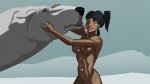  abs avatar:_the_last_airbender breasts brown_nipples furry korra lick morganagod muscular_female naga_(avatar) nipples nude the_legend_of_korra the_legend_of_korra* 