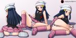  blue_eyes blue_hair creatures_(company) dawn_(pokemon) game_freak hat hikari_(pokemon) humans_of_pokemon nintendo pokemon pokemon_(anime) pokemon_(game) pokemon_black_and_white pokemon_bw pokemon_dppt tsumitani_daisuke 