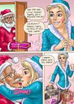  amanda_(seducedamanda) christmas christmas_turkey comic grandfather grandfather_and_granddaughter grandpa_(seducedamanda) incest santa_costume seducedamanda 