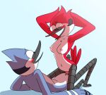 1girl 1girl 2020 absurd_res anthro anthro_on_anthro avian beak bird blue_background blue_jay blush cardinal_(bird) cartoon_network corvid cowgirl_position dr._pizza_boi duo female_on_top female_penetrated from_front_position hands_behind_head happy happy_sex high_res high_res inkershike jay_(bird) male male/female male_on_bottom male_penetrating male_penetrating_female margaret_smith_(regular_show) mordecai_(regular_show) new_world_jay nipples non-mammal_nipples on_bottom on_top oscine passerine penetration penile penile_penetration penis_in_pussy regular_show sex simple_background vaginal vaginal_penetration