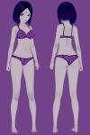 bra bra_and_panties dc_comics older older_female panties pichuthepantser print_panties purple_bra purple_panties purple_underwear rachel_roth raven_(dc) teen_titans underwear young_adult young_adult_female young_adult_woman