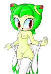 1girl 4kids_entertainment cosmo_the_seedrian female nude seedrian shadowhawx solo sonic_(series) sonic_the_hedgehog_(series) sonic_x surprise surprised tms_entertainment undressed undressing